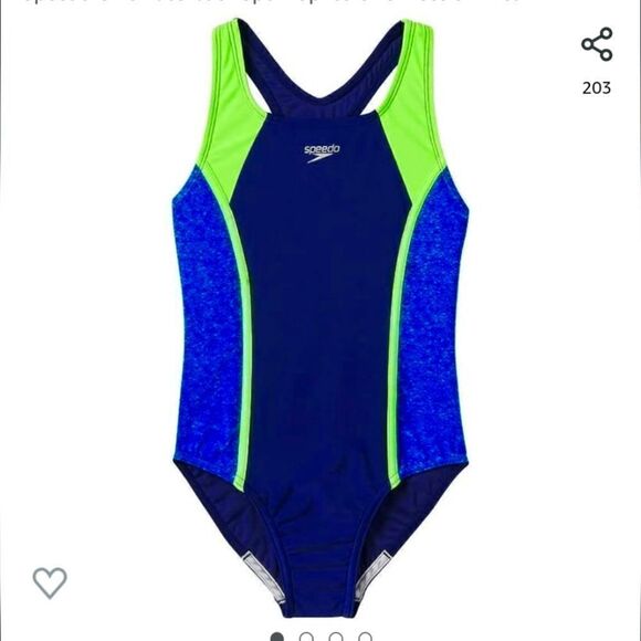 Speedo swimsuit size S 7/8 youth - Picture 1 of 7